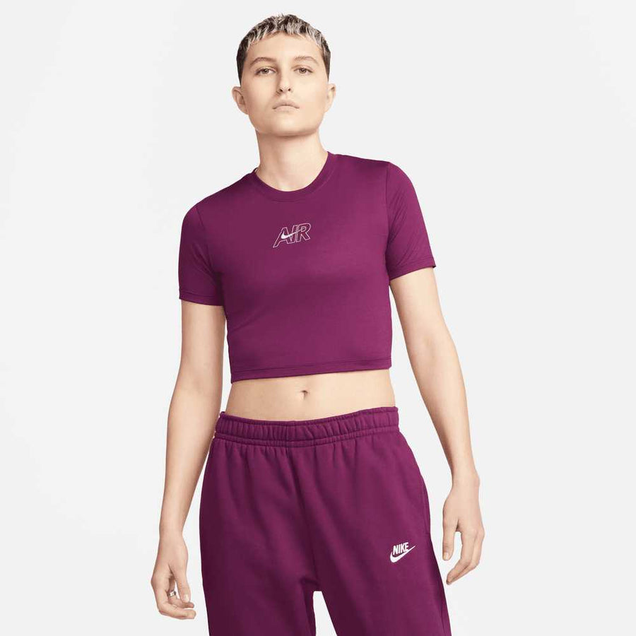 Nike Women's Air Crop Top Purple Nike
