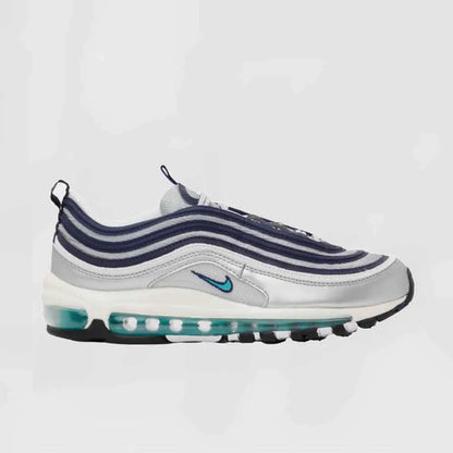 Nike Women's Air Max 97 Silver Navy Nike