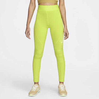 Nike Women's High Waisted Legging Highlighter Nike