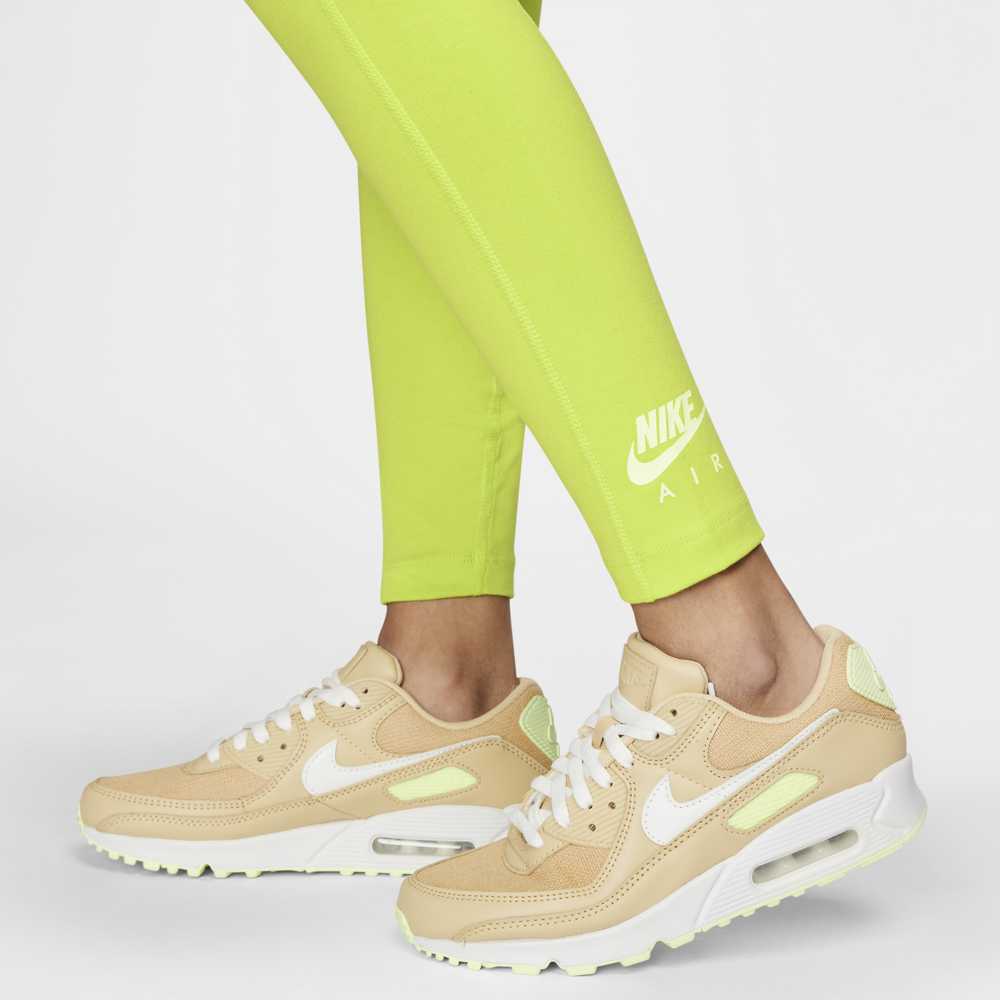 Nike Women's High Waisted Legging Highlighter - Puffer Reds