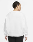 Nike Women's Oversized Fleece Sweatshirt White Nike