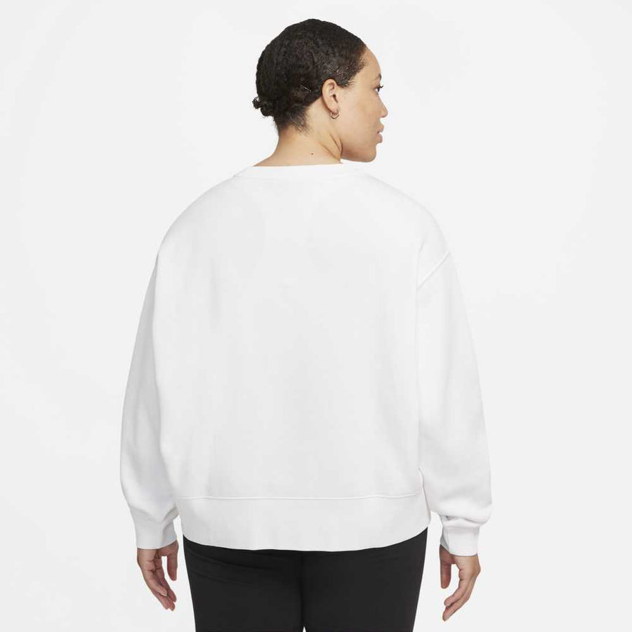 Nike Women's Oversized Fleece Sweatshirt White Nike