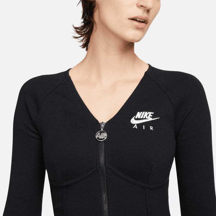 Nike Womens Half Zip Tank Dress Black Nike