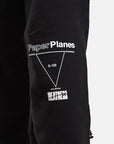 Paper Planes Garment Dye Jogger Black Paper Planes