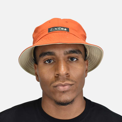 Paper Planes Reversible Bucket Hat Sand Rust Paper Planes