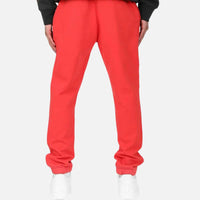 Purple Brand French Terry Emboridered Logo Joggers Red Purple Brand