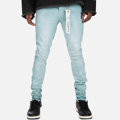 Purple Brand Overdye Jean Light Turquoise Purple Brand