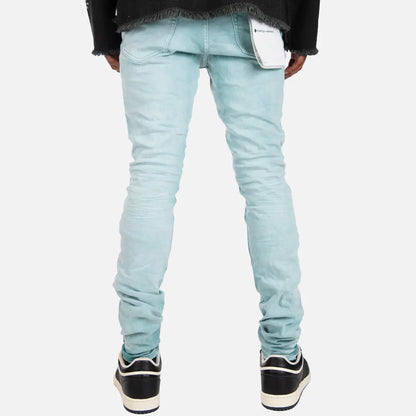 Purple Brand Overdye Jean Light Turquoise Purple Brand