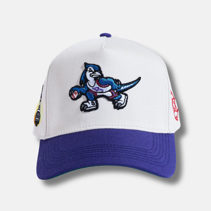 Reference Rapjays Cream/Purple Snapback Hat