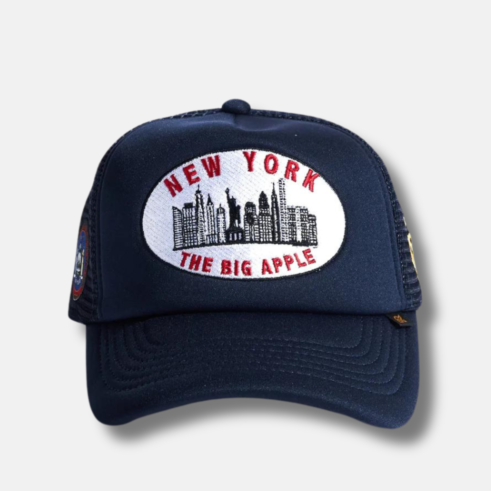 Reference Navy Skyline NY Trucker Snapback Hat