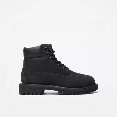 Timberland Kids' Premium 6-Inch Youth Black Waterproof Boots