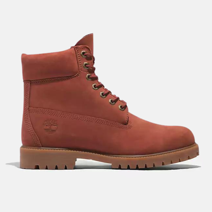 Timberland Heritage 6-Inch Waterproof Boot Dark Red Nubuck