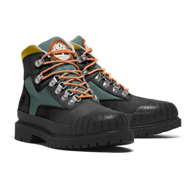 Timberland Women's Heritage Waterproof Rubber-Toe Hiking Black Boot Timberland