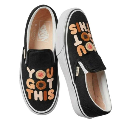 Vans 'You Got This' Breast Cancer Classic Slip-On Vans