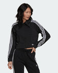 Adidas Women's Side Zip Crop Track Jacket Black