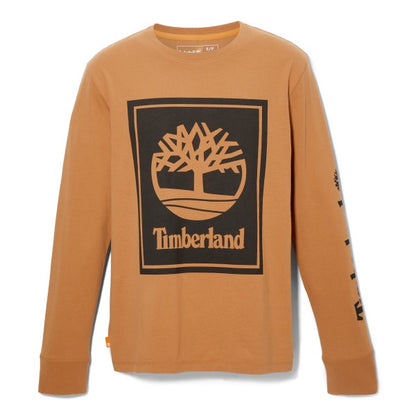 Timberland Stack Long-Sleeve T-Shirt Wheat Timberland