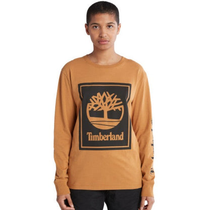 Timberland Stack Long-Sleeve T-Shirt Wheat Timberland