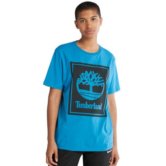 Timberland Stack T-Shirt Sea Blue Timberland
