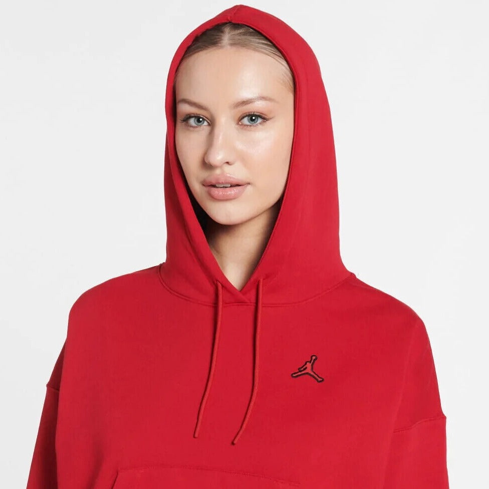 Red best sale jumpman hoodie