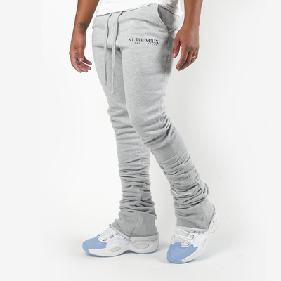 Si Tu Veux Stacked Jogger - Grey Si Tu Veux