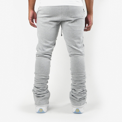 Si Tu Veux Stacked Jogger - Grey Si Tu Veux