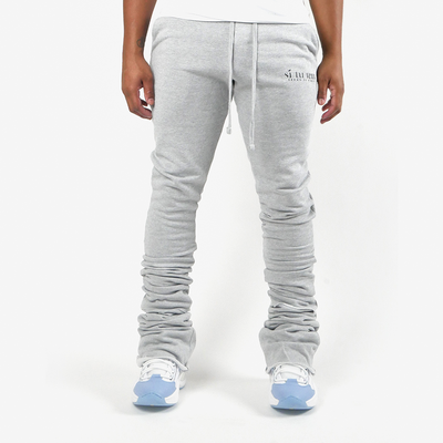 Si Tu Veux Stacked Jogger - Grey Si Tu Veux