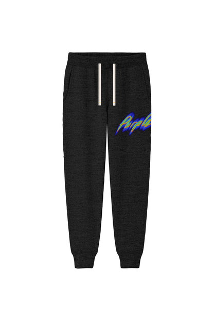 Purple Brand French Terry Sweatpants Black Beauty Purple Brand