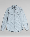 G-Star Raw Marine Slim Shirt Long Sleeve - Faze Blue