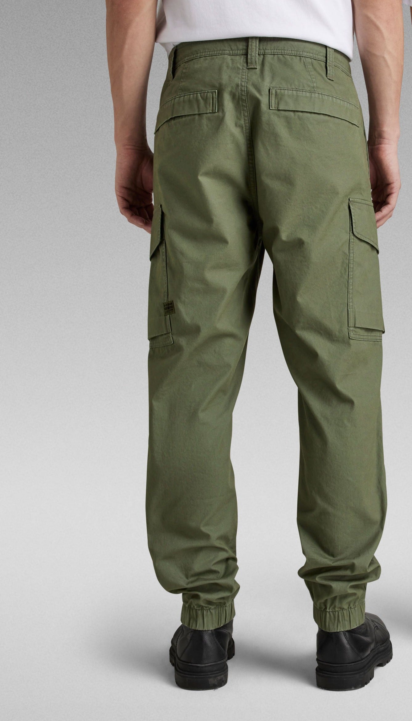 G-Star Raw Combat Cargo Trainer Green Pant - Puffer Reds