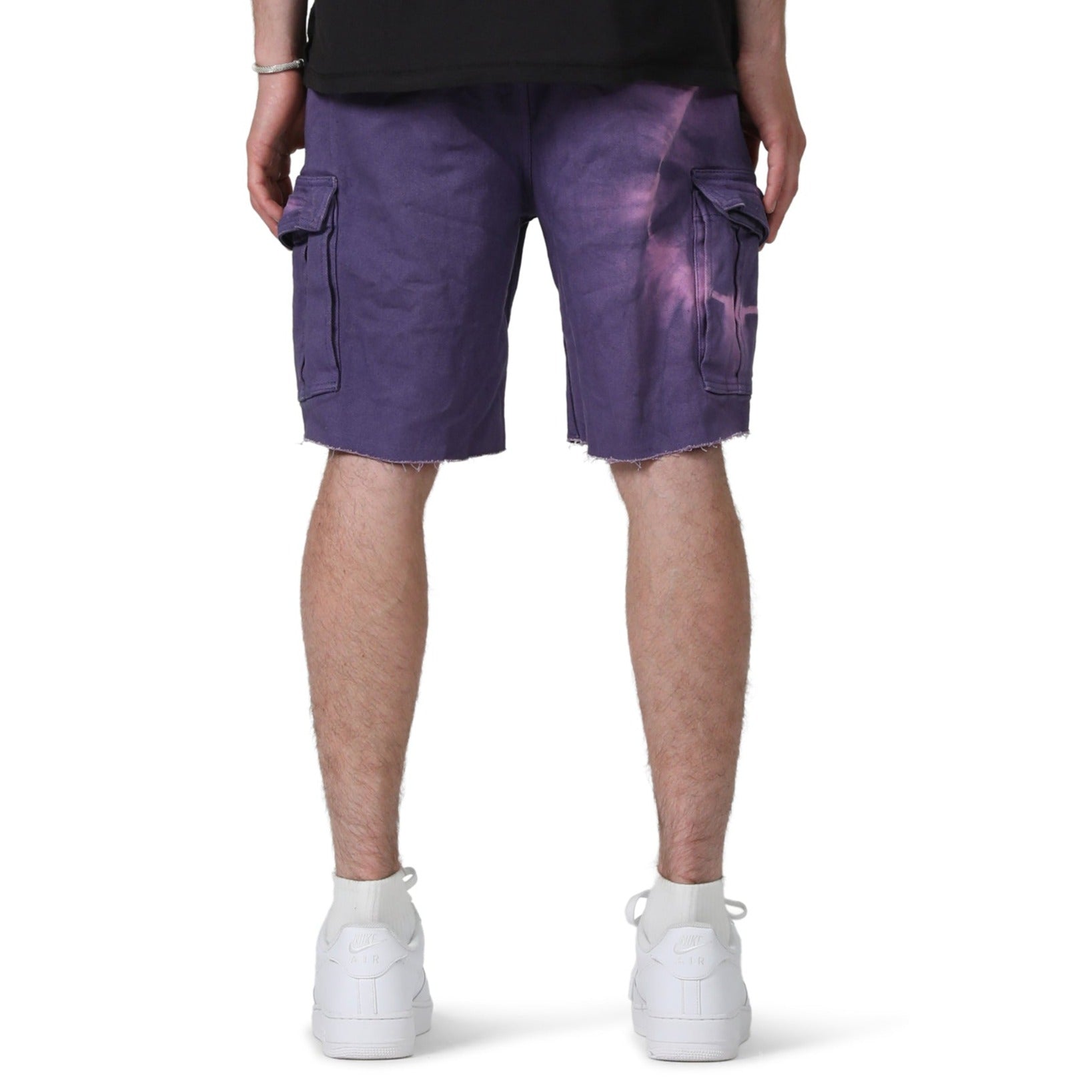 Purple Brand Twill Cargo Shorts