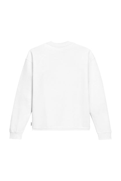 Purple Brand Textured Jersey Long Sleeve Tee Brilliant White Purple Brand