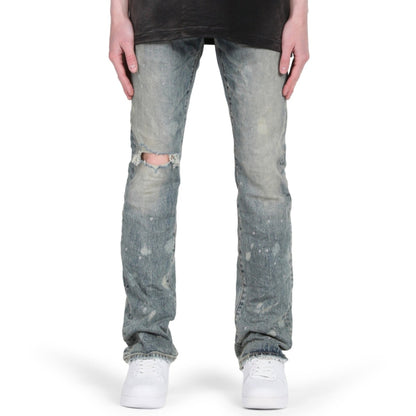 Purple Brand Mid Indigo Acid Bleach Jean Purple Brand