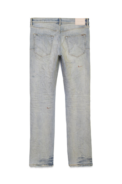 Purple Brand Super Light Indigo Oil Repair Slim Straight Jean Purple Brand